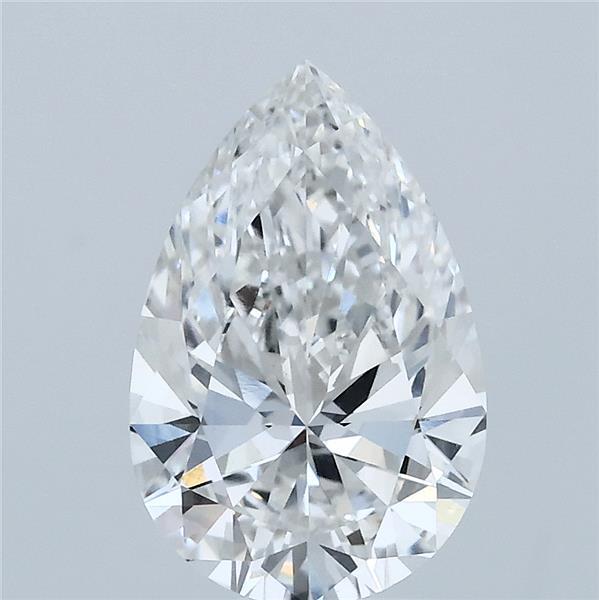 2.01ct Pear F VVS2 Lab Created Diamond