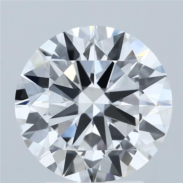 3ct Round F VVS2 Lab Created Diamond