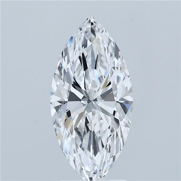 3.04ct Marquise D VVS1 Lab Created Diamond