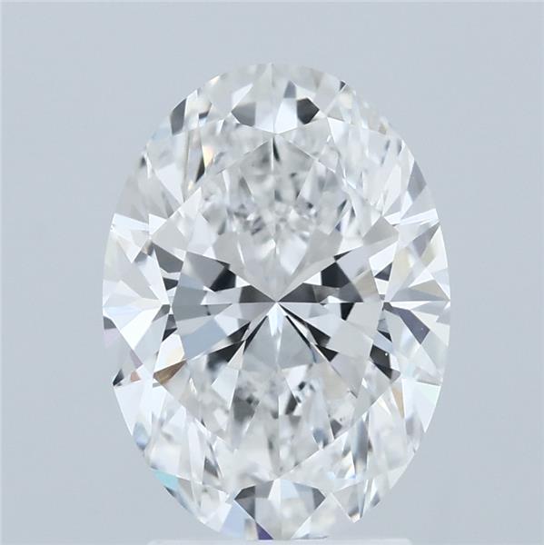 2.71ct Oval E VVS2 Lab Created Diamond
