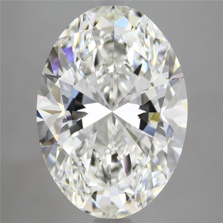 6.06ct Oval F VVS2 Lab Created Diamond