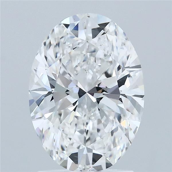 2.03ct Oval E VVS2 Lab Created Diamond