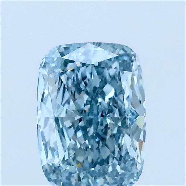 1.01ct Cushion FANCY VIVID BLUE VS1 Lab Created Diamond