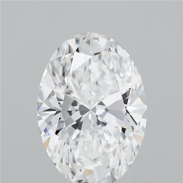 3.27ct Oval D VVS1 Lab Created Diamond