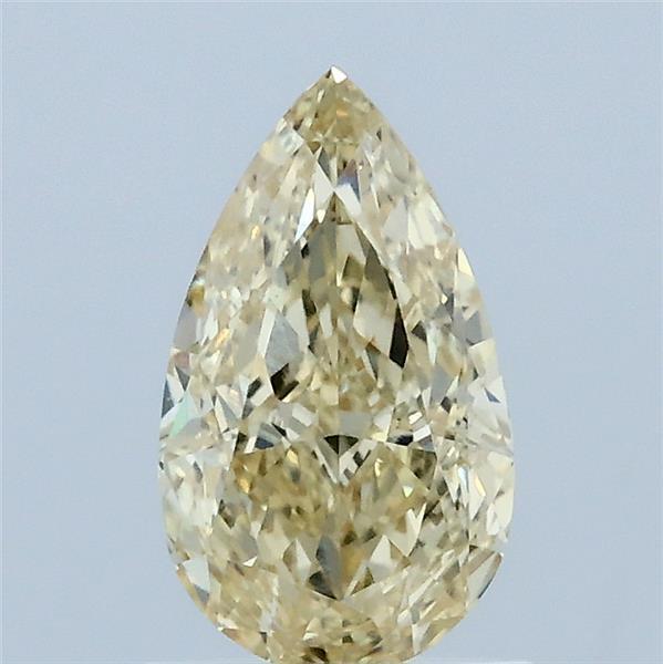 1.07ct Pear FANCY INTENSE YELLOW VVS2 Lab Created Diamond