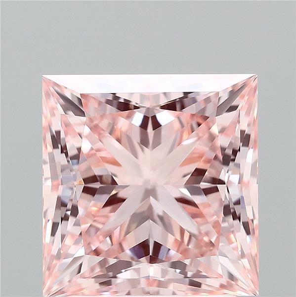 2.76ct Princess FANCY VIVID PINK VVS2 Lab Created Diamond