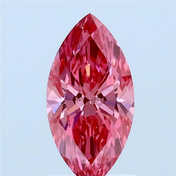 1.18ct Marquise FANCY VIVID PINK VS1 Lab Created Diamond