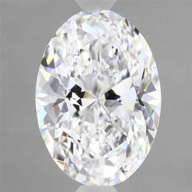 2.06ct Oval D VVS2 Lab Created Diamond