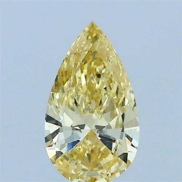 0.52ct Pear FANCY INTENSE YELLOW VS1 Lab Created Diamond
