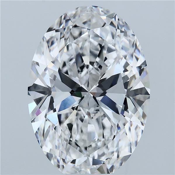 14.17ct Oval E VVS2 Lab Created Diamond