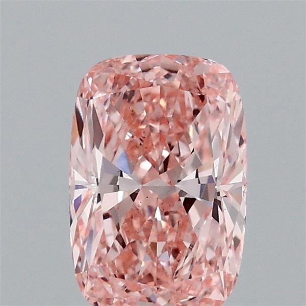 0.94ct Cushion FANCY VIVID PINK VS1 Lab Created Diamond