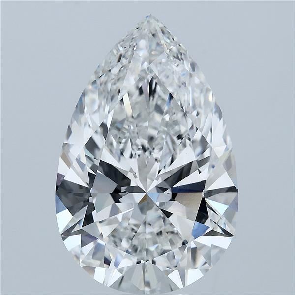 10.34ct Pear F VVS2 Lab Created Diamond