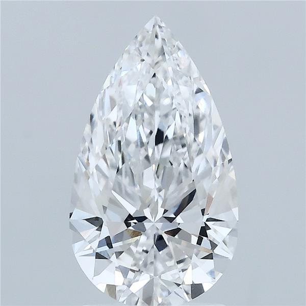 2.04ct Pear D VVS2 Lab Created Diamond