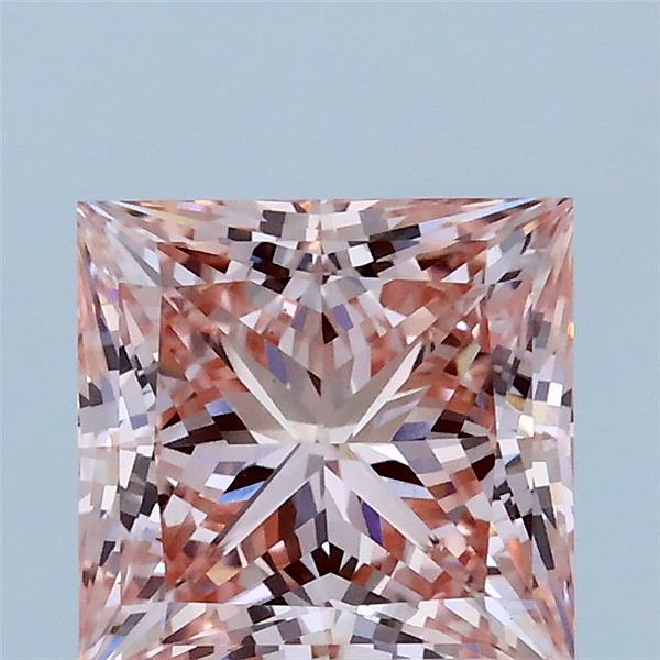 2.07ct Princess FANCY INTENSE PINK VS1 Lab Created Diamond