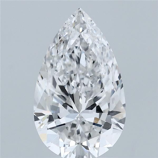 2.1ct Pear E VVS2 Lab Created Diamond