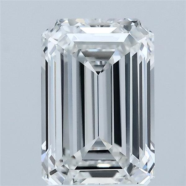 2ct Emerald F VVS2 Lab Created Diamond