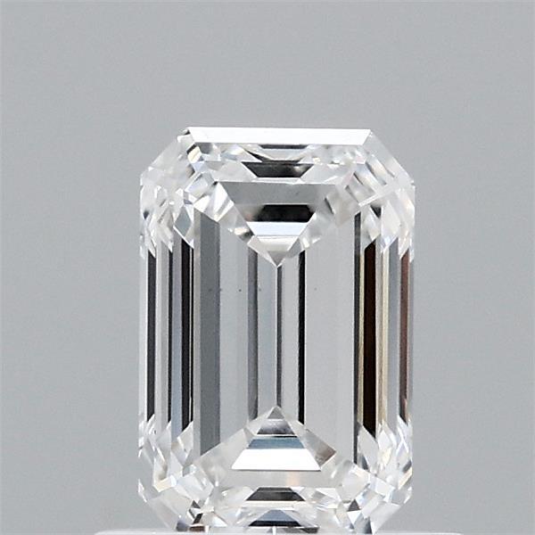 0.87ct Emerald E VVS2 Lab Created Diamond