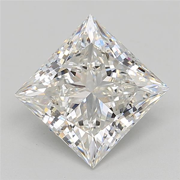 3.95ct Princess F VS1 Lab Created Diamond