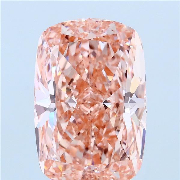 5.05ct Cushion FANCY VIVID PINK VS1 Lab Created Diamond