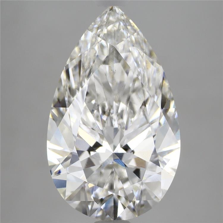4.64ct Pear F VS1 Lab Created Diamond