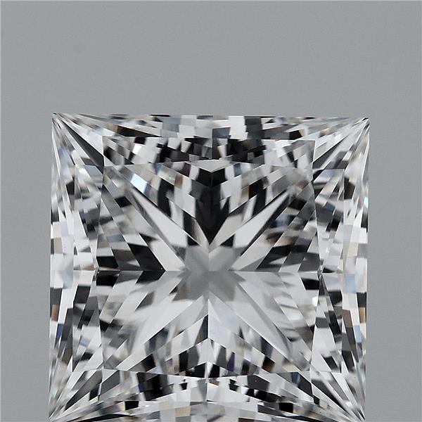 5.86ct Princess E VVS2 Lab Created Diamond