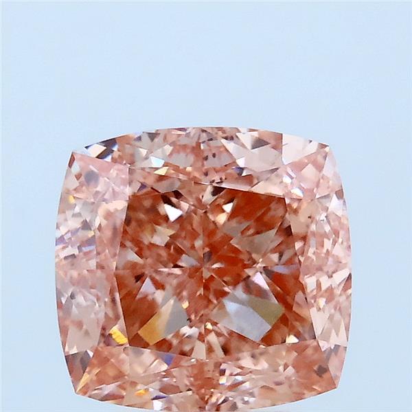 3.04ct Cushion FANCY VIVID PINK VS1 Lab Created Diamond