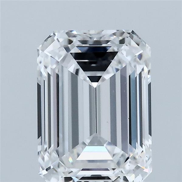 2ct Emerald D VS2 Lab Created Diamond