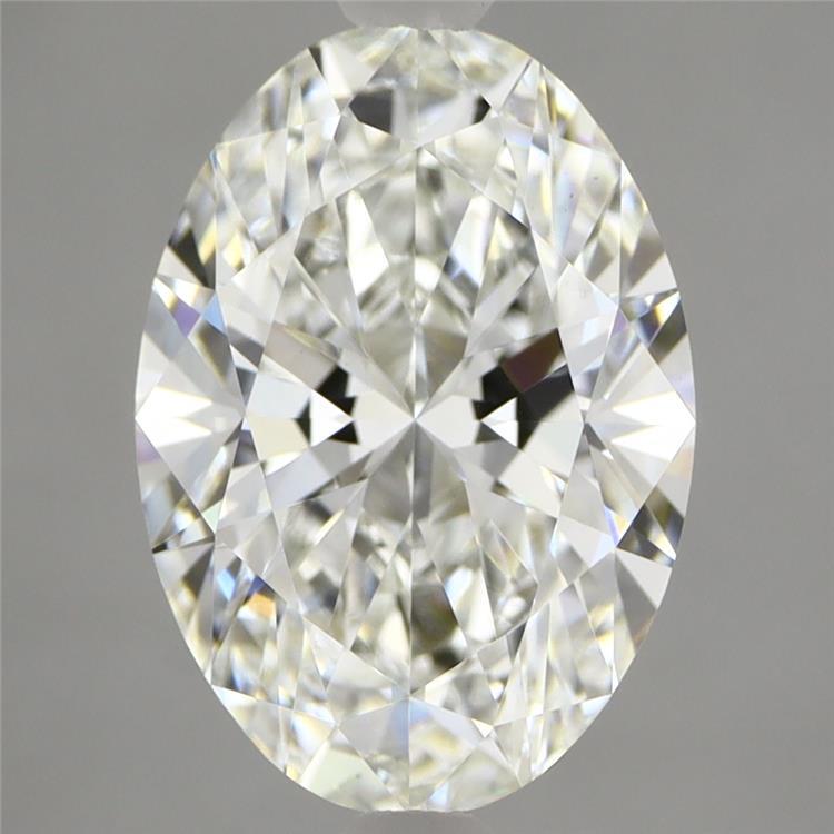 2.81ct Oval F VS1 Lab Created Diamond