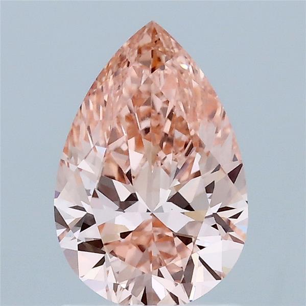 1.29ct Pear FANCY VIVID PINK VVS2 Lab Created Diamond