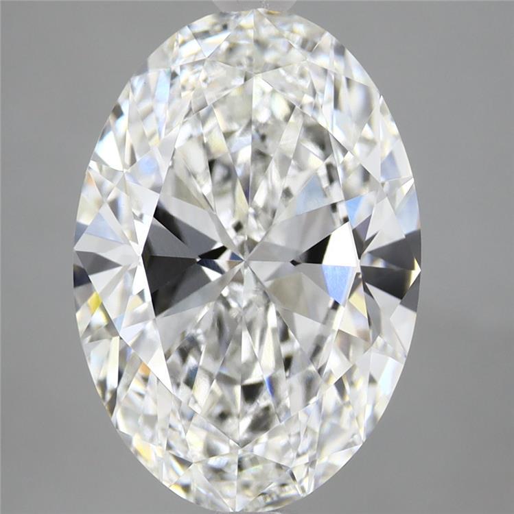 4.13ct Oval E VVS2 Lab Created Diamond