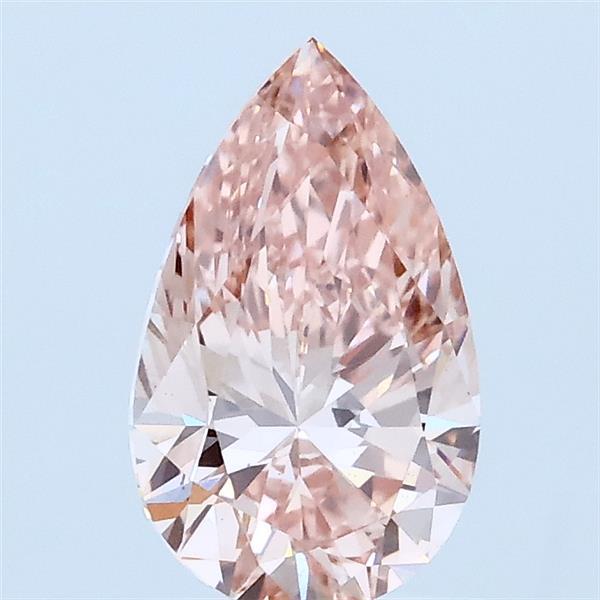 1.02ct Pear FANCY INTENSE PINK VS1 Lab Created Diamond