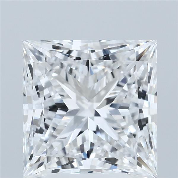 4.24ct Princess E VVS2 Lab Created Diamond