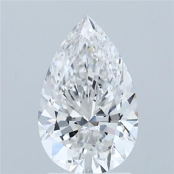 2.04ct Pear F VVS2 Lab Created Diamond