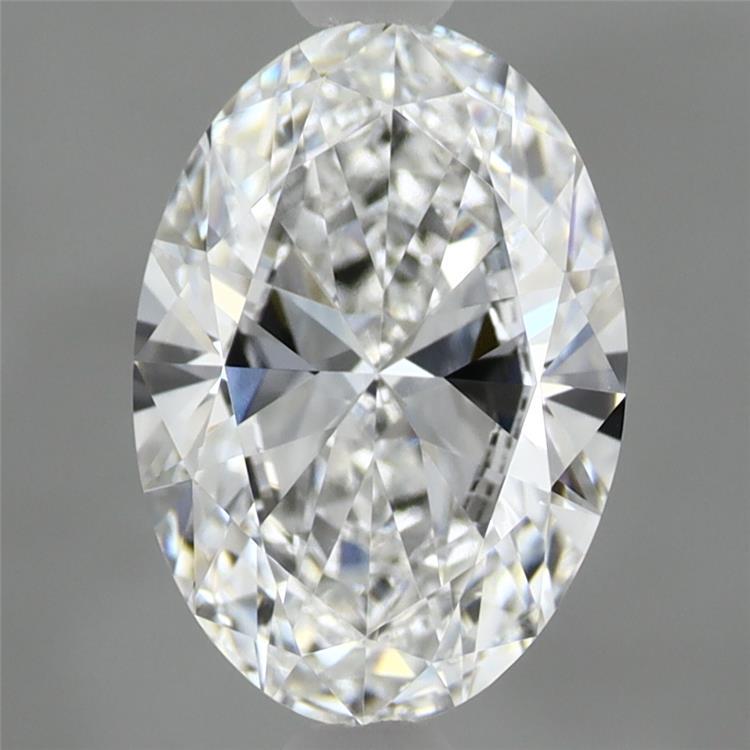 1.55ct Oval D VVS2 Lab Created Diamond