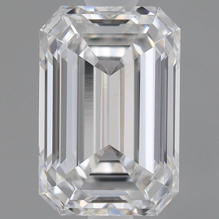 0.92ct Emerald E VVS2 Lab Created Diamond