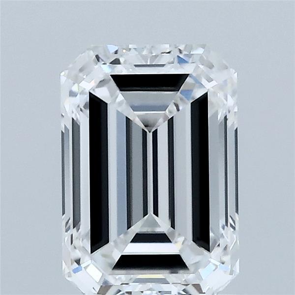 1.54ct Emerald D VVS2 Lab Created Diamond