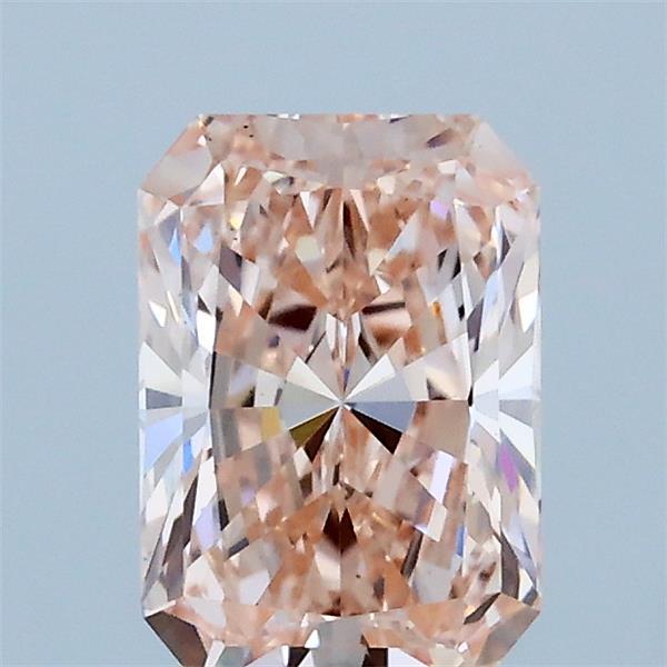 1.09ct Radiant FANCY INTENSE PINK VS1 Lab Created Diamond