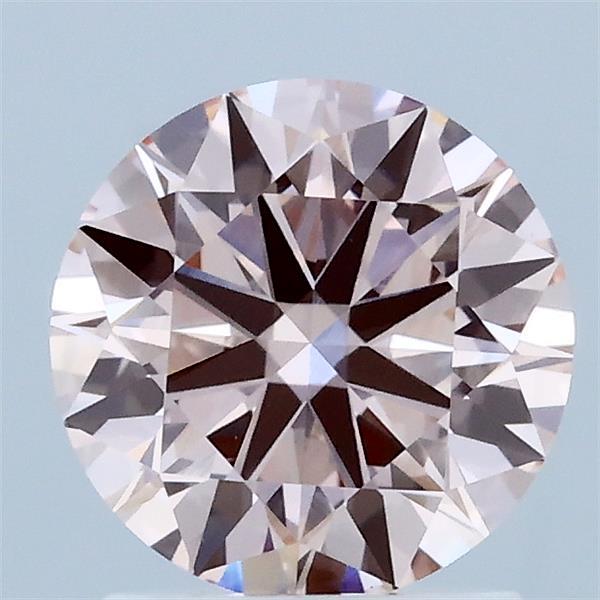 1.51ct Round FANCY INTENSE PINK VVS2 Lab Created Diamond