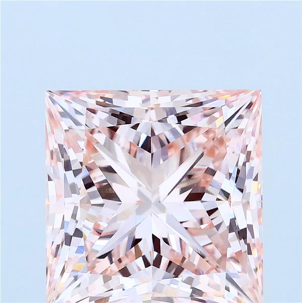 5.17ct Princess FANCY INTENSE PINK VVS1 Lab Created Diamond