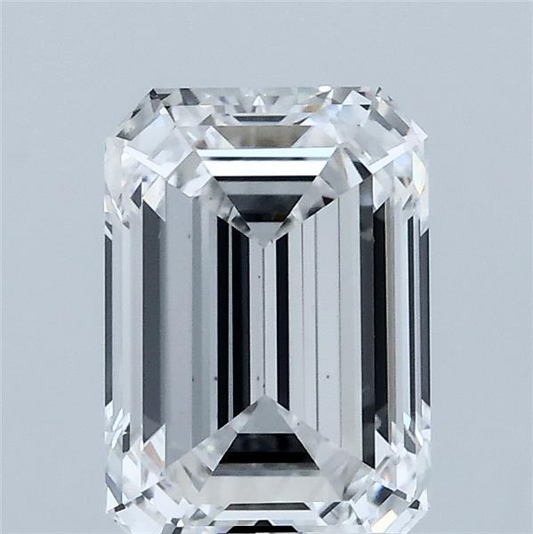 2.06ct Emerald D VVS2 Lab Created Diamond
