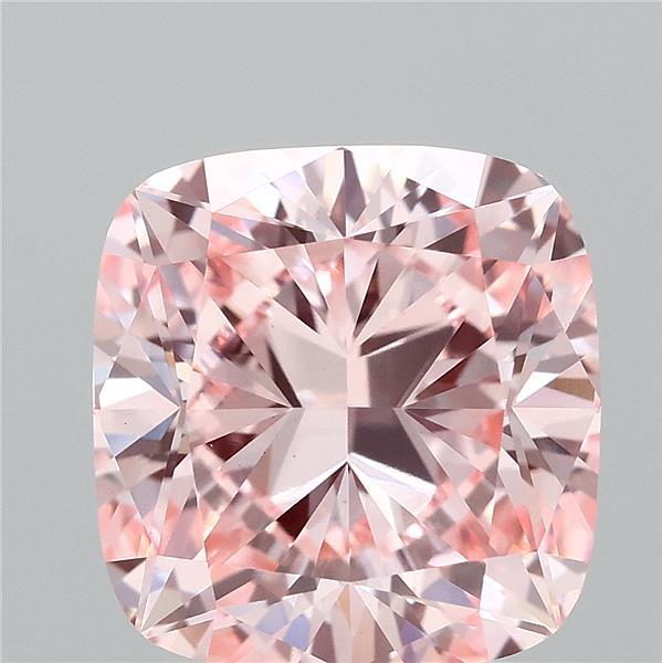 2.64ct Cushion FANCY VIVID PINK VS1 Lab Created Diamond