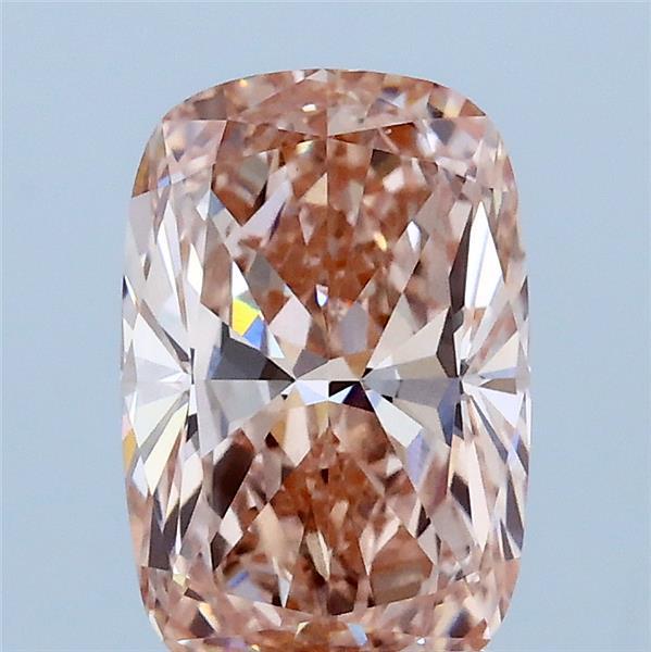 2.01ct Cushion FANCY INTENSE BROWN PINK VS2 Lab Created Diamond