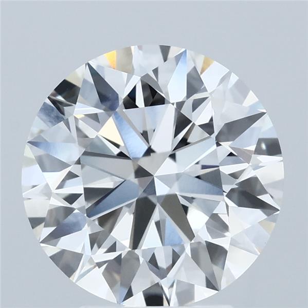 4ct Round F VVS2 Lab Created Diamond
