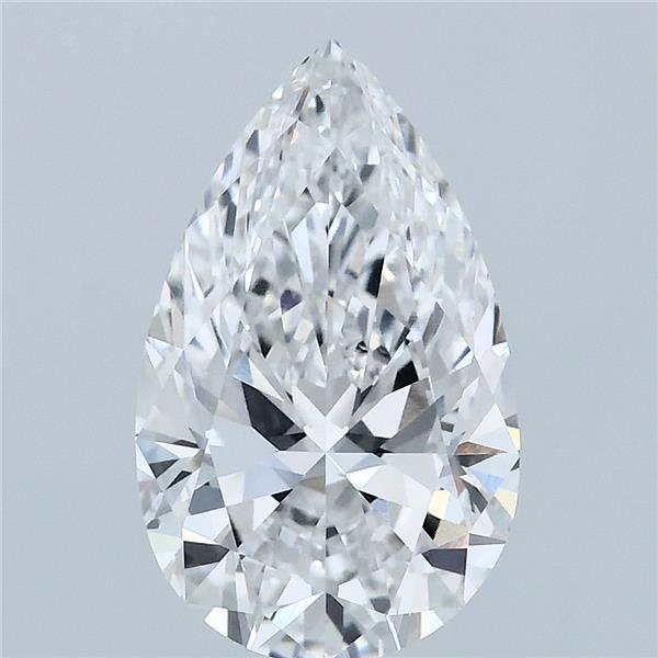 2.51ct Pear F VVS1 Lab Created Diamond