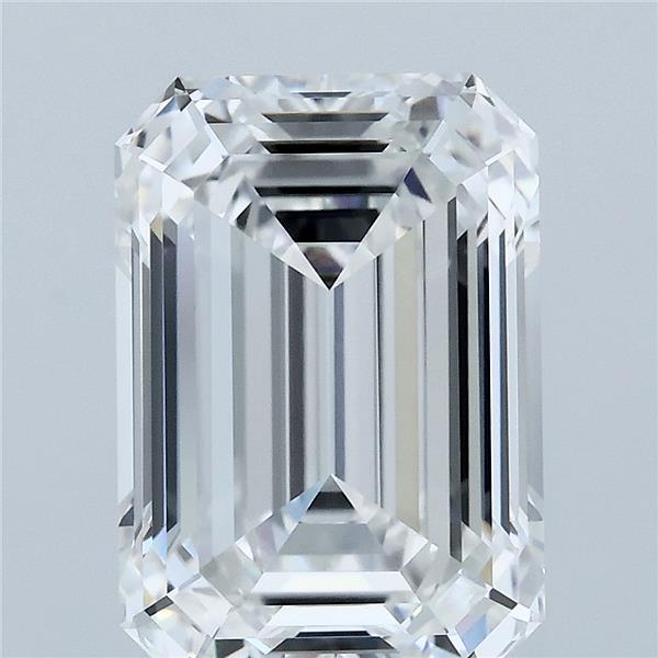 5.06ct Emerald E VVS1 Lab Created Diamond