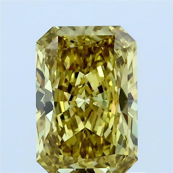 1.01ct Radiant FANCY INTENSE YELLOW VS1 Lab Created Diamond