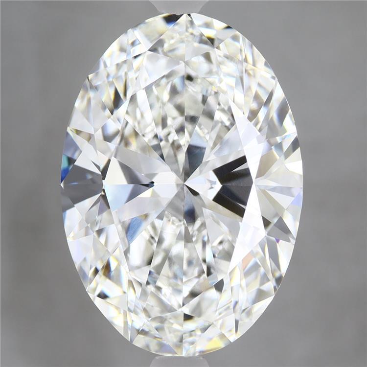 8.73ct Oval F VVS2 Lab Created Diamond