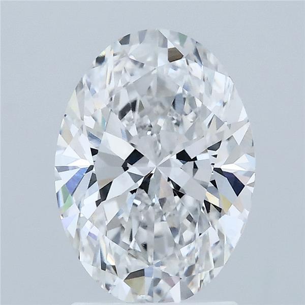 2.04ct Oval D VVS2 Lab Created Diamond