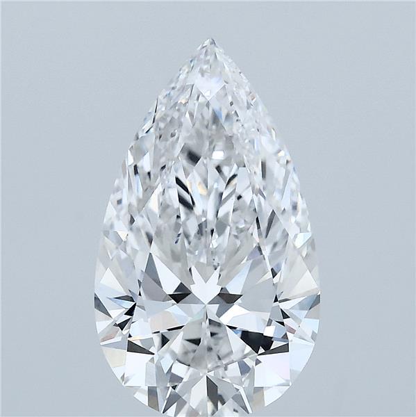 3.06ct Pear E VVS2 Lab Created Diamond
