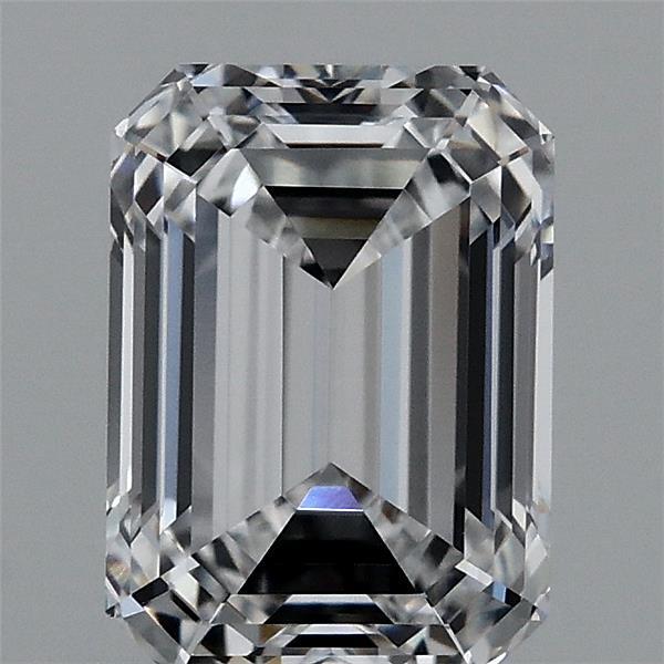 1.32ct Emerald D VVS1 Lab Created Diamond